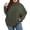 Army Green, variant on Plus Size Sweater for Women Oversized Batwing Sleeve Turtleneck Ribbed Trim Casual Fall Winter Pullover (Army Green L)