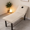 thumbnail image 5 of Massage Fitted Sheet Brushed Polyester Bed Cover For Spa Salon & Universal Size With All Round Elastic Machine Washable round Coffee Table Cloth Elegant Tablecloths for Rectangle Tables Disposable, 5 of 5