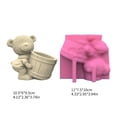 thumbnail image 5 of LICEWO Bear Flowerpot Silicone Mold Pen Holder Cement Planter Mold Garden Decorations, 5 of 10