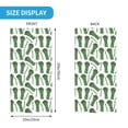 thumbnail image 2 of Neck Gaiter Face Mask Men Women, Asparagus green print Warmer Breathable Face Cover Scarf Bandanas Head Wrap Hiking Cycling Ski Sports, 2 of 6