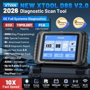 XTOOL D8S Bidirectional Scan Tool with Topology Mapping, FCA AutoAuth, ECU Cod-ing, 42+ Resets, All Systems OBD2 Scanner Diagnostic Tool, 3-Year Free Update