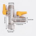thumbnail image 4 of fastboy RV Valve de Dérivation par Temps Froid Passer Valve RV Accessoires T-Shape Valve de Dérivation Durable Compatible, 4 of 6