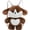 Coffee, variant on Cute Fox Plush Backpack 3D Fox Plush Bag Animal Plush Toy Soft Stuffed Shoulder Bag Kawaii Carrier Backpack Soft Animal Shoulder Bags Funny Gifts
