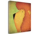 thumbnail image 2 of Tangletown Fine Art 'Lion WOW' by Ryan Fowler Graphic Art on Wrapped Canvas, 2 of 2