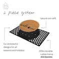 thumbnail image 2 of 4 Cats & Dogs: Round Core Refill 24x24" Convertible Entrance Mat, Cat Feet & Home, 2 of 5