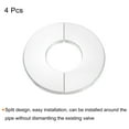 thumbnail image 3 of Wall Split Flange, 304 Stainless Steel Round Escutcheon Plate for 42mm Diameter Pipe, 4 Pack, 3 of 5