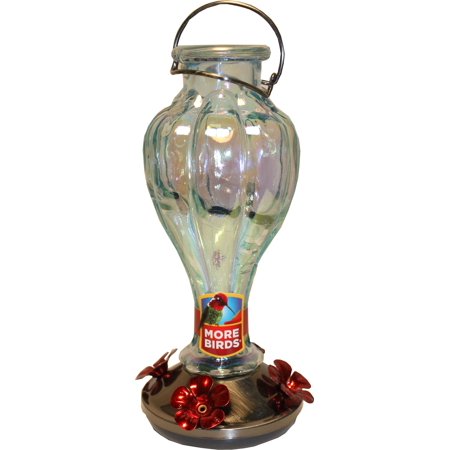 Classic Brands Humming Rainbow Blossom Glass Hummingbird