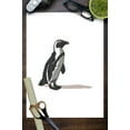 thumbnail image 3 of Black-Footed Penguin, Icon (9x12 Wall Art Print, Home Decor), 3 of 3
