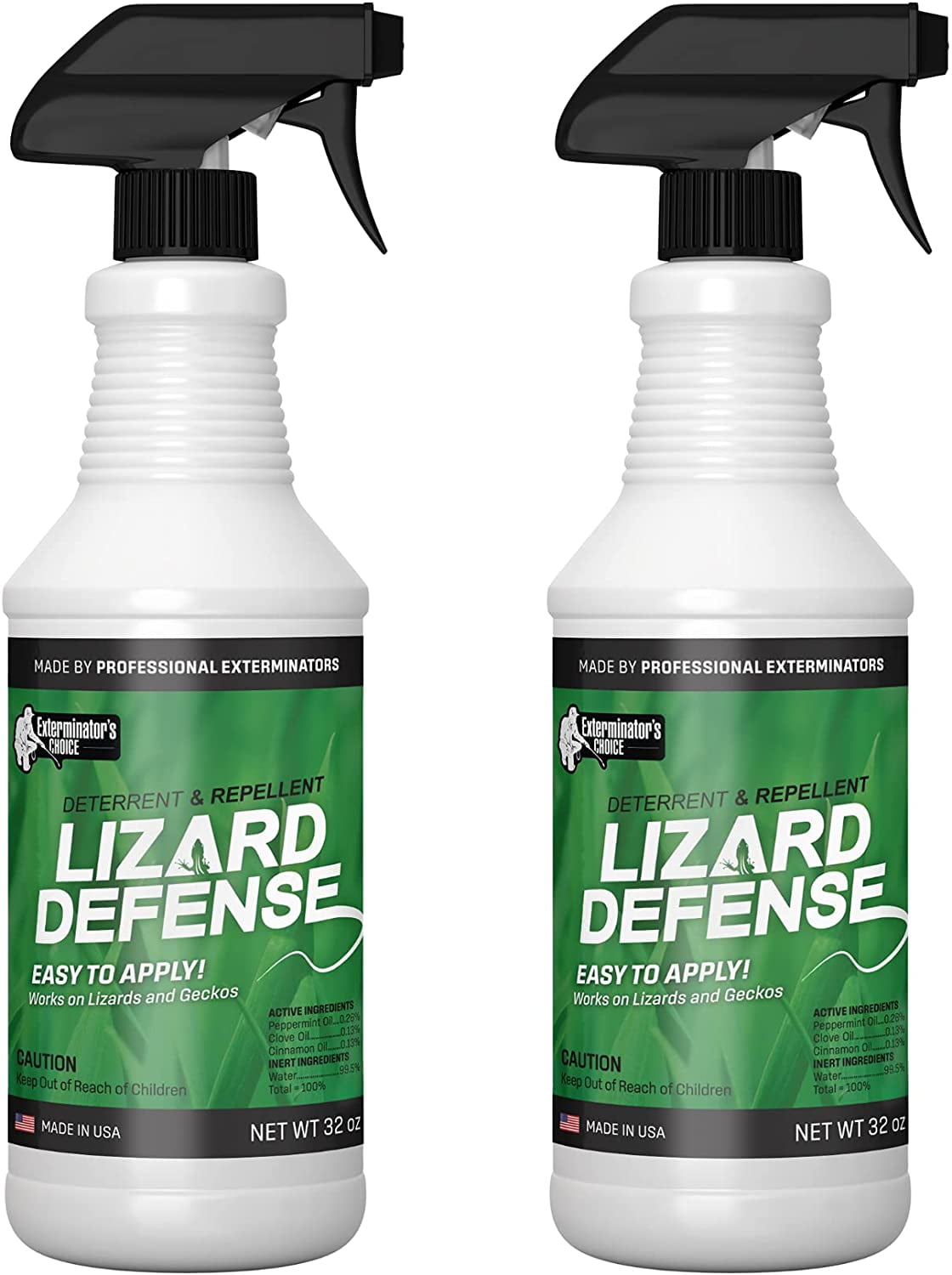Exterminators Choice Lizard Defense Spray, Quick and Easy Pest Control, 32 Ounce, 2 Pack
