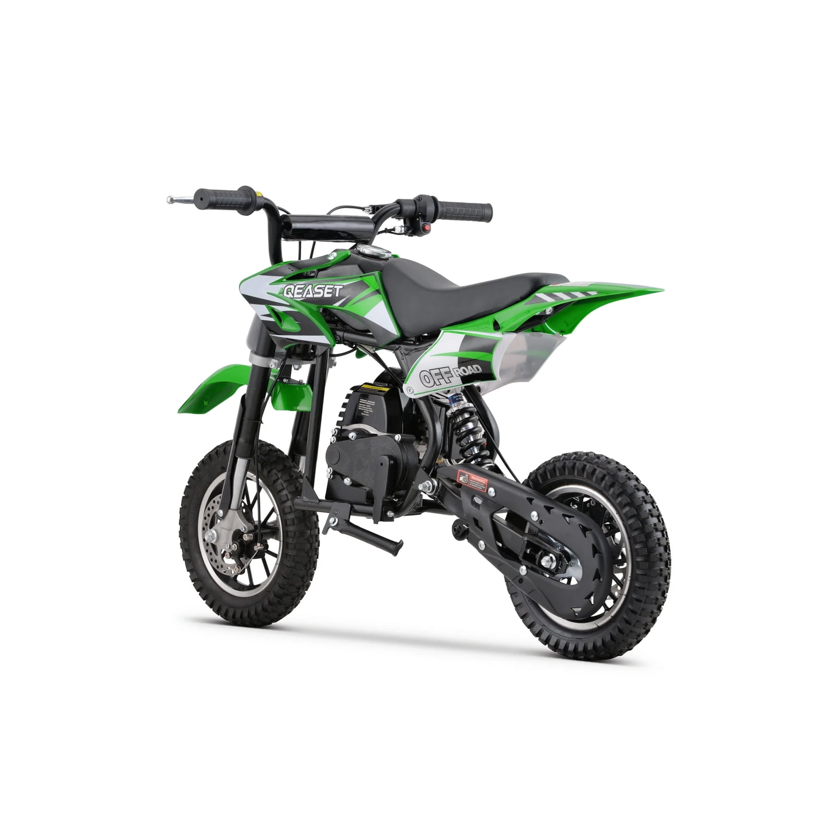 QEASET 39CC Dirt Bike, Gas Powered Mini Bike, Green
