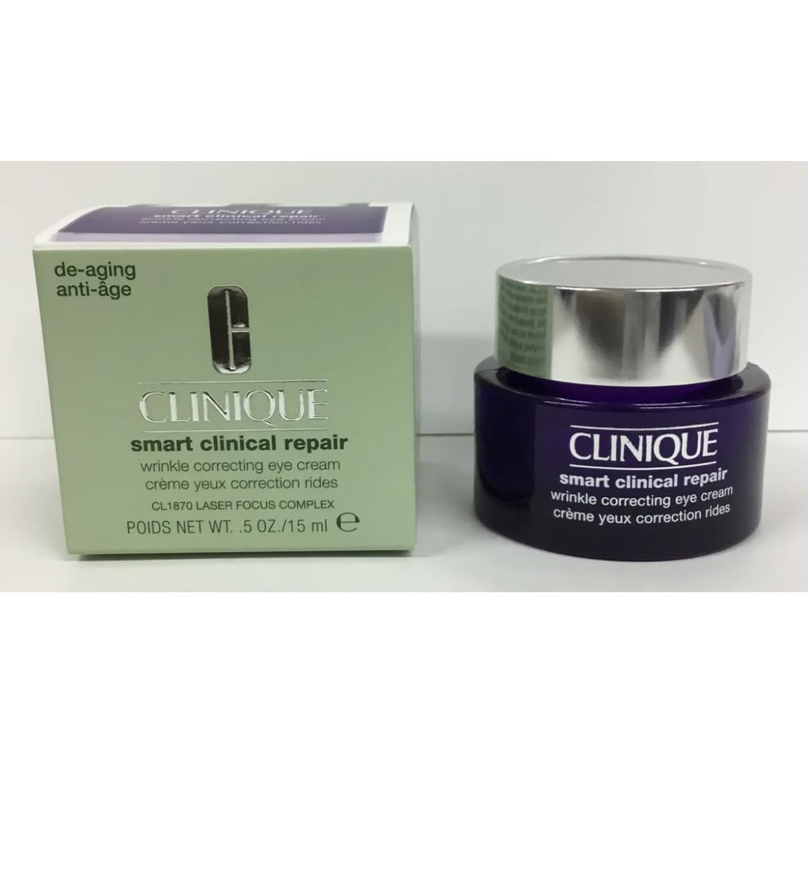Clinique, Moisturizer Smart Clinical Repair Wrinkle Correcting Cream, 0.5oz/15ml