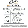 thumbnail image 6 of Rival Boxing RPM80 Impulse Punch Mitts - Gray, 6 of 6