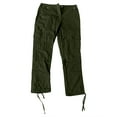 thumbnail image 3 of Ogiraw Cargo Pants for Women High Waisted Ladies' Solid Color Overalls Paneled Pocket Zip Casual Pants Dickies Pants Army Green XXL, 3 of 5