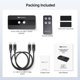 thumbnail image 2 of Interruptor USB A/USB C Cable Matters Negro de 4 Puertos 10 Gbps con Control Remoto para Computadora, 2 of 7