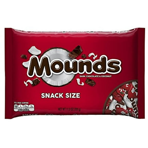 Hersheys Mounds Snack Size, 11.3 Oz, 2 Pk