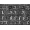 thumbnail image 1 of Ahgly Company Machine Washable Indoor Rectangle Abstract Gray Modern Area Rugs, 2' x 5', 1 of 4
