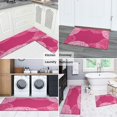 thumbnail image 6 of Kitchen Rugs and Mats Non Skid Washable Spring Flowers Summer Kitchen Mat and Rug Set,Floor Cushion Absorbent Rug,Rubber Backed Area Rugs for Kitchen Laundry, 6 of 7