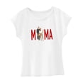 thumbnail image 2 of Camiseta para mujer Ropa suave transpirable Ajuste regular Camiseta de cuello redondo de moda para SG, 2 of 8