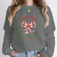 thumbnail image 1 of Jersey con estampado de Feliz Navidad para mujer, Sudadera de cuello redondo, jerséis sueltos sin capucha, Club de Navidad de bastón de caramelo, Otoño e Invierno, 1 of 5
