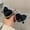Black 1, variant on 2026 Fashion Pearl Love Heart Sunglasses Women's Large Frame Bling Glasses Wedding Party Decorative Sunglasses Y2K Couple Sun Glasses