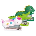 thumbnail image 4 of WRITWAA 3Pcs Dinosaur Staplers for Desk Stainless Steel Mini Cartoon Animal Design, 4 of 10