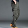 thumbnail image 4 of Dovford Mens Cargo Pants Taperd Cargo Pants for Men Stretch Cargo Pants with 6 Pockets, 4 of 6