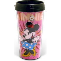 Disney: Minnie Mouse: Spotlight Glitter: 16 oz. Plastic Travel Mug