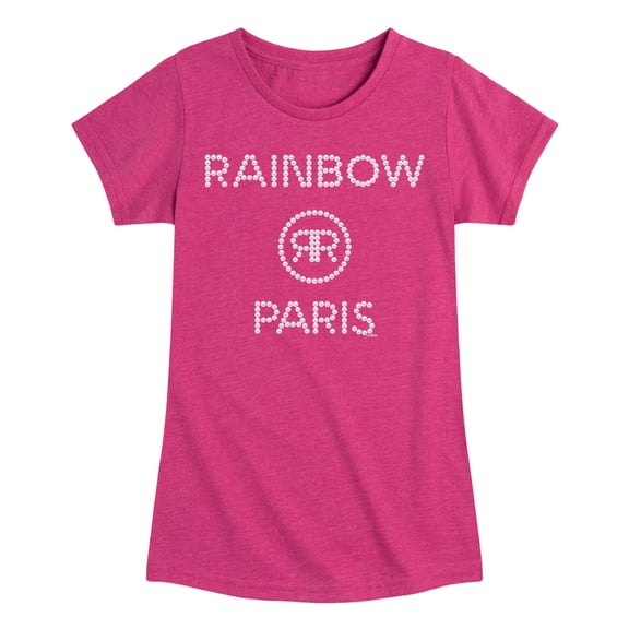 Rainbow High - Rainbow Paris Pearls - Toddler & Youth Girls Short Sleeve Graphic T-Shirt