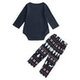 thumbnail image 3 of Family Matching Christmas Pajama Sets Christmas tree Top Pants 2PCS Sleepwear Christmas PJs Bodysuits, 3 of 10