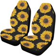 thumbnail image 1 of RYLABLUE Set of 2 Car Seat Covers Sunflower Pattern Universal Auto Front Seats Protector Fits for Car,SUV Sedan,Truck, 1 of 4