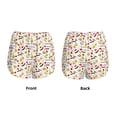 thumbnail image 3 of Daiia Sausage Tomato Toast Pattern Women's 2 in 1 Running Shorts - Lightweight Athletic Workout Gym Yoga Shorts Liner with Phone Pockets-X-Large, 3 of 7