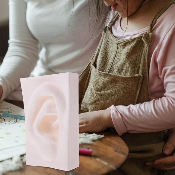 OULII 1Pc Sketch Art Model Drawing Mannequin Pink Soft Plastic Portable Teaching Aid for Decoration