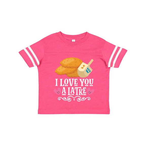 Inktastic Hanukkah Funny Latke Girls Toddler T-Shirt