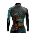 thumbnail image 5 of Jersey de ciclismo de manga larga para mujer, nuevo estilo de México, ropa de equipo de polar fino e invernal para primavera y otoño, maillot de ciclismo para mujeres, 5 of 5