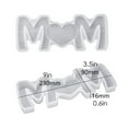 thumbnail image 2 of Clearance Epoxy silicone mold under $5,Silicone Love & Mom Resin Casting Mold Mother's Day Gift Epoxy Mould Craft Tool 1PC, 2 of 4