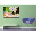 thumbnail image 2 of wall26 Canvas Print Wall Art Massage Stones, Candles &amp; Orchid Flowers Floral Botanical Photography Realism Tropical Zen Colorful Multicolor Ultra for Living Room, Bedroom, Office - 24"x36&qu, 2 of 4