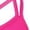Hot Pink, variant on Doomiva Kids Girls 2 Pieces Dance Camisole Crop Tank Top and Pants Set Modern Jazz Street Dance Black 10