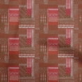 thumbnail image 1 of oneOone Cotton Poplin Twill Brown Fabric Patchwork Quilting Supplies Print Sewing Fabric By The Yard 56 Inch Wide, 1 of 6