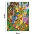 thumbnail image 4 of Kids Winnie the Pooh Pattern Blanket Throw Blanket Sofa Bed Blanket Baby Kids Adults, 4 of 10