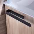 thumbnail image 4 of Porte-serviettes Design Moderne, Acier Inoxydable SUS304 Porte-Serviettes Auto-Adhésif pour Salle de Bain Mural Support de Serviette Lisse Surfaces Compatible pour Gain de Place (37 cm), 4 of 5