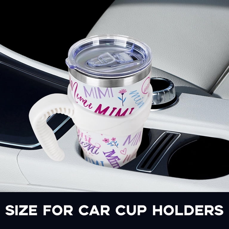 衛生日用品 mimi Mimi Tumbler with Handle and Straw 40 Oz, Cute Large Stainless