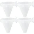 thumbnail image 1 of Miangastore White Plastic Fish Tank Feeder with Sucker for Earthworm Storage and Easy Cleaning 4 Pieces, 1 of 7
