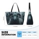 thumbnail image 4 of Disketp Moody Ram Portrait Bolsa de Playa de Gran Capacidad, Bolso Impermeable y a Prueba de Arena para Mujer, Ideal para Playa, Piscina y Natación, 4 of 7
