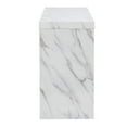 thumbnail image 4 of Furniture of America Glanz Faux Marble/Wood Counter Height Dining Table in White, 4 of 9