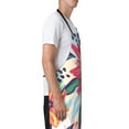 thumbnail image 4 of XMXT 1 Pcs Waterproof Kitchen Cooking Apron, Romantic Flower Plants Adjustable Aprons for Women Men with Pockets, 4 of 9