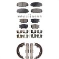 thumbnail image 1 of Transit Auto Front Rear Semi-Metallic Brake Pads and Parking Shoes Kit for Car Toyota RAV4 Matrix Pontiac Vibe KFN-100752, 1 of 11