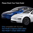 thumbnail image 2 of Protector de pantalla de vidrio templado SUMK para Tesla Model Y & 3, 2 of 7