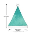 thumbnail image 3 of Wukai Teal Turquoise1 Christmas Stocking Classic Large Stockings Santa,Christmas Holiday Stockings for Xmas Decoration, 3 of 6