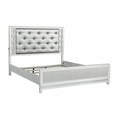 thumbnail image 3 of Starlight Full Fabric Upholstered Panel Youth Bed in Pearlized White, 3 of 8