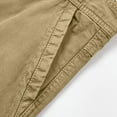 thumbnail image 6 of WTOBBY Men's Cotton Loose-Fit Cargo Pants ,Comfortable Straight-Leg Multi-Pocket Tactical Trousers, Soft Fabric for Casual and Outdoor Use,Khaki 2XL, 6 of 8
